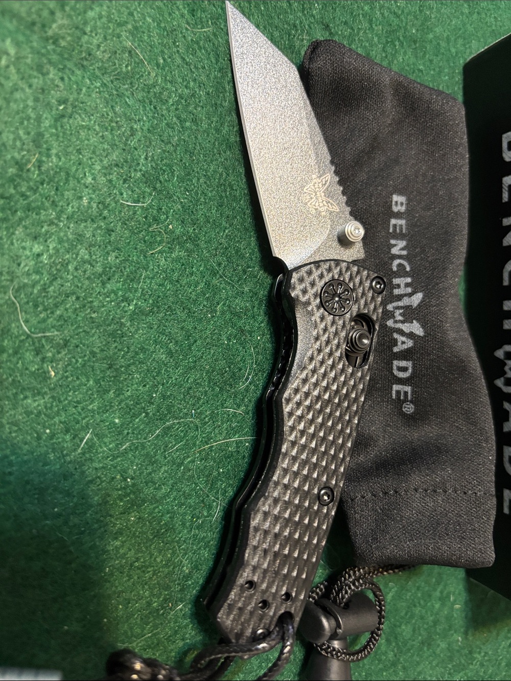 Benchmade Black Folding Pocket Knife - Stoneridge Series